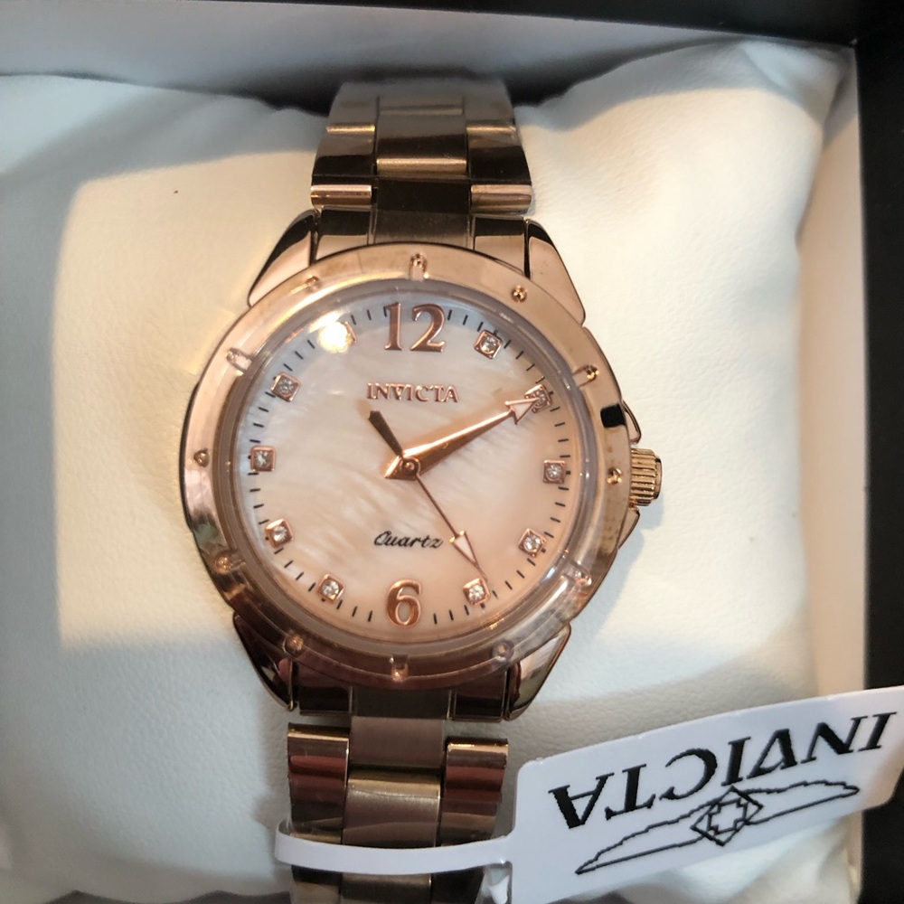 Invicta Womens Celestial Rosegold Watch
